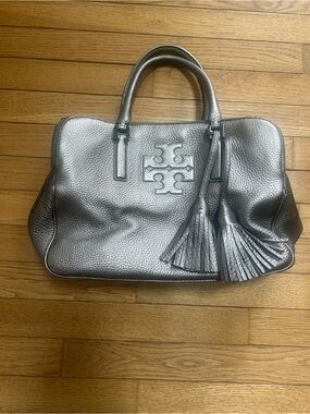 Tory Burch Thea Leather Triple Zip Satchel